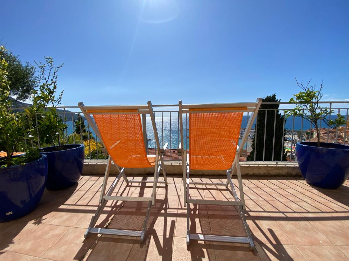 Villa L'Ensoleillee Vue Panoramique Mer, 250 M De La Plage Et Du Centre Ville Menton Exterior foto