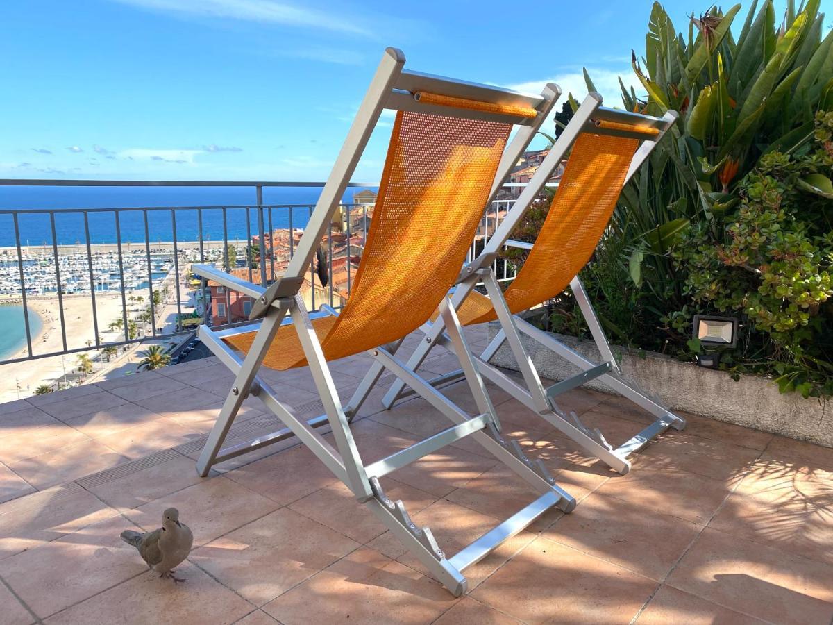 Villa L'Ensoleillee Vue Panoramique Mer, 250 M De La Plage Et Du Centre Ville Menton Exterior foto